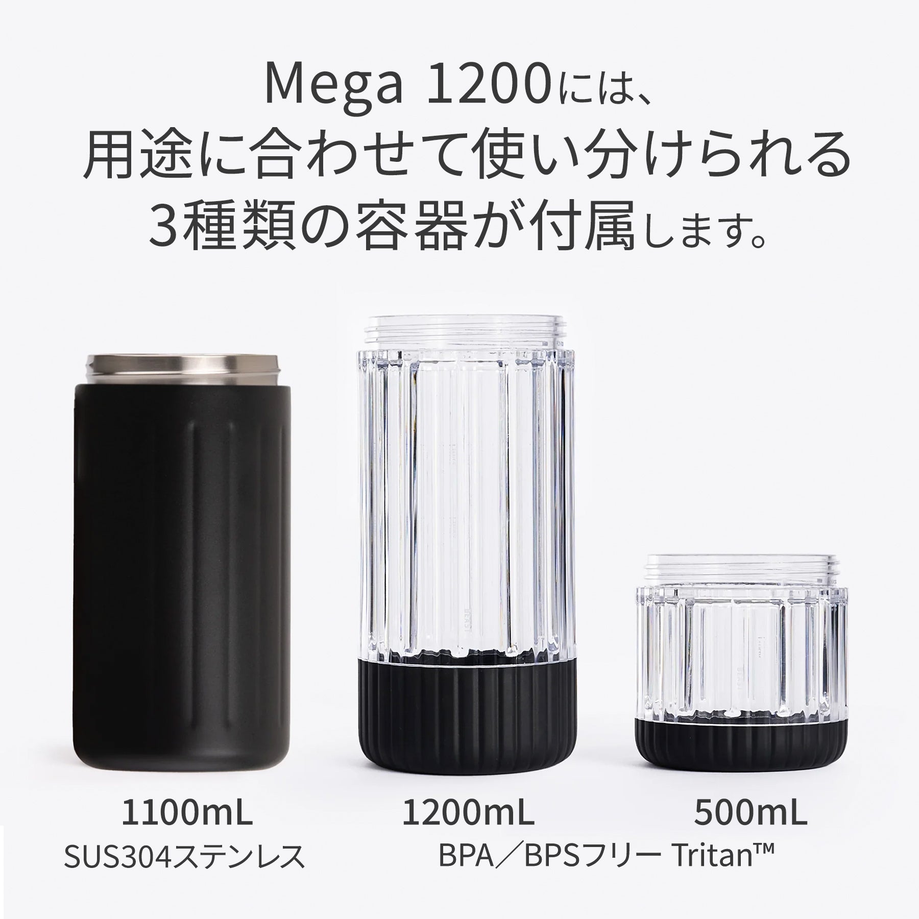 Beast® ステンレススチールブレンダー Mega 1200