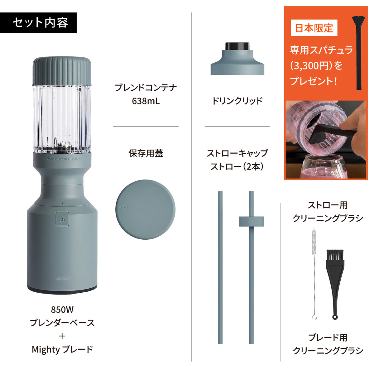 Beast® ブレンダー Mighty 850