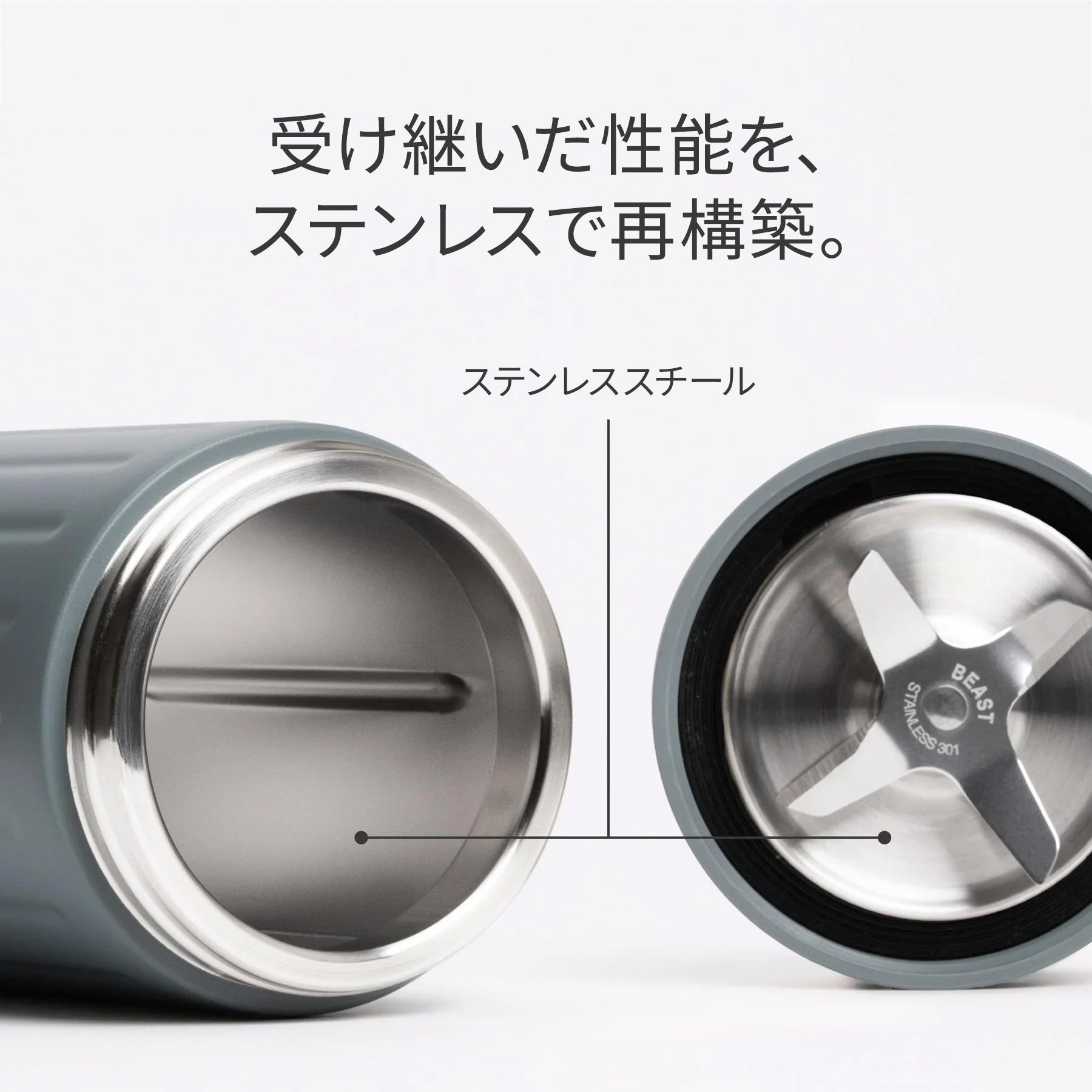 Beast® ステンレススチールブレンダー Mighty 850