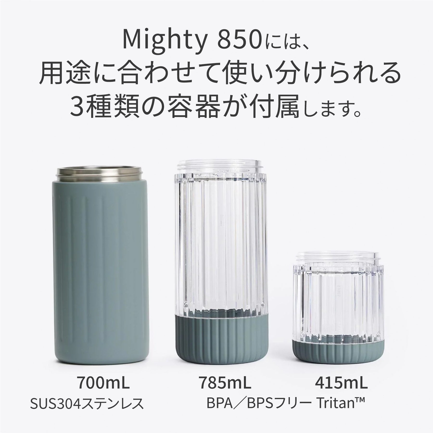 Beast® ステンレススチールブレンダー Mighty 850